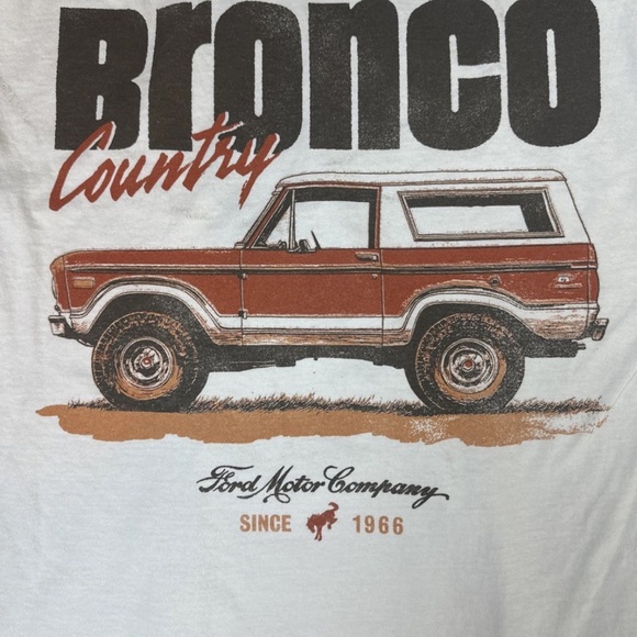 New Ford Motor Company Bronco Country Since 1966 Shirt Classic Men's Size Medium - Picture 5 of 15